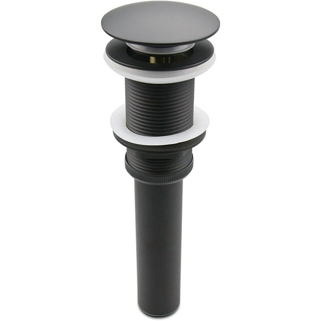 Black Lavatory Vanity Vessel Sink Drain Pop Up Drain Stopper without