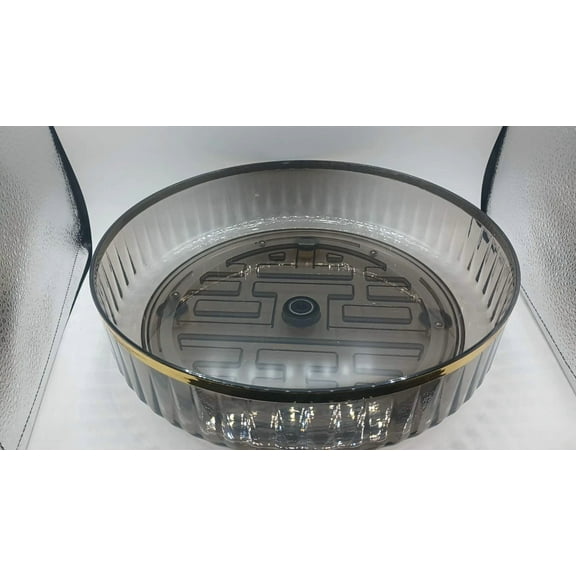 Black Lazy Susan Organizer 10.6" Plastic Turntable Rotating Storage Spinning