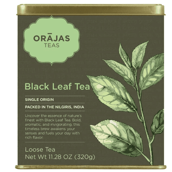 Orajas Premium Loose Leaf Black Tea – Full-Bodied & Smooth, 320g (11.28 oz)