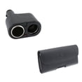 thumbnail image 1 of Black Leather Carry Case w Car Charger Lighter Socket Splitter Dual Port Adapter W8M Compatible With Google Pixel 3a XL, 1 of 13