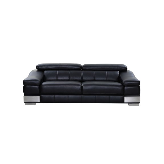 Black Leather - Chrome Legs for Style - Kitchen Dining Nook - Casual Dining
