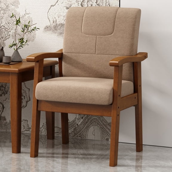 Black Leather Dining Chairs With Arms Mid Century Modern Kitchen Chair Upholstered Armchair High Backrest Accent Armset Chairs For Dining Room, Kitchen, Bar