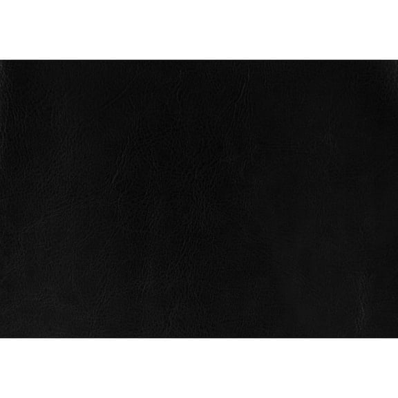 Black Leather Look Nightstand with Drawers / Serves as Bedroom and Living Room Accent