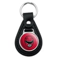 thumbnail image 1 of Power Rangers Red Ranger Helmet Black Leather Keychain, 1 of 5