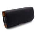 thumbnail image 1 of Black Leather Side Case Side Cover Pouch Belt Holster Clip B2 for iPhone 5 5S, 1 of 6