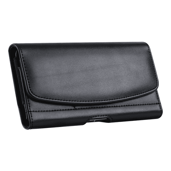 Black Leather Wallet Case is Compatible with T-Mobile OnePlus 10T with a any cover on