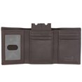 thumbnail image 1 of Black Leather Wallet Trifold Wallets for Men with Window ID & Key Holder RFID Safe Wallet, 1 of 6