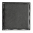 thumbnail image 1 of Black Leatherette 4 in. Low Profile Square Coaster, 1 of 1