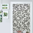 thumbnail image 1 of Black Leaves White Background Seamless Pattern Door Curtain Nordic Living Room DoorCurtain Porch Partition Curtain Kitchen Rative Half Curtain, 1 of 4