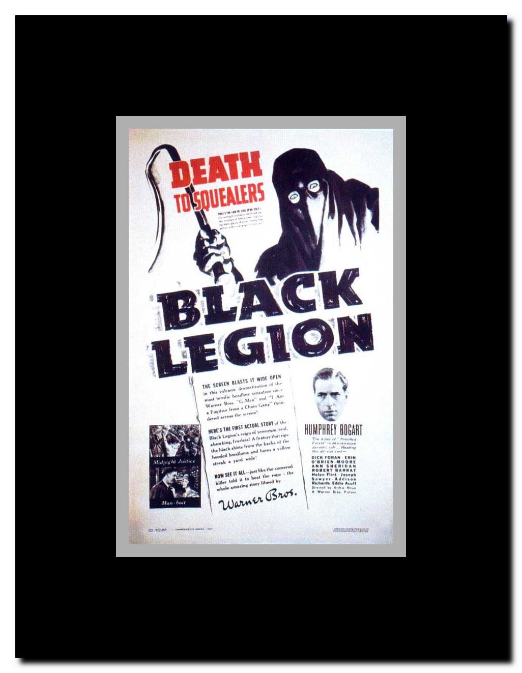 Black Legion Framed Movie Poster