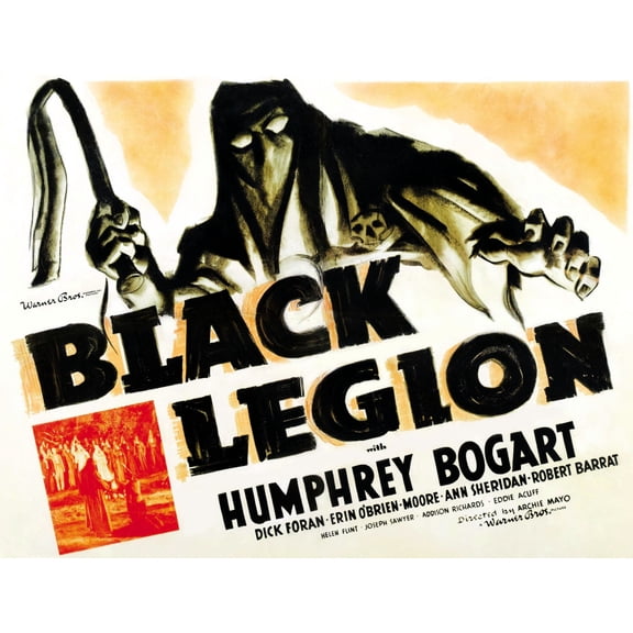 Black Legion Half-Sheet Poster Art 1937 Movie Poster Masterprint (28 x 22)