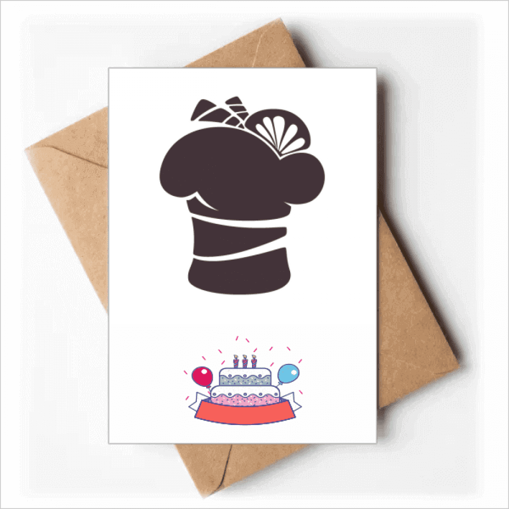 Black Lemon Ice Outline Happy Birthday Greeting Cards Envelopes Blank