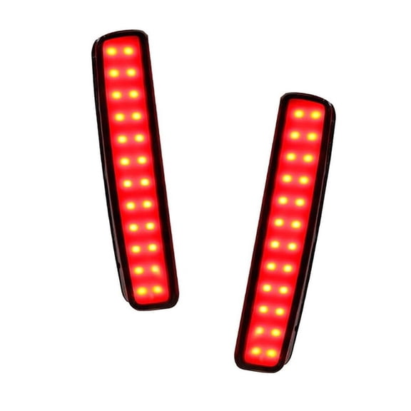 Black Lens Bumper Reflector Led Flash Brake Lights For Scion Tc Toyota Prius