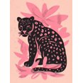 thumbnail image 1 of Black Leopard Floral Canvas Wall Art, Boho Animal Print for Living Room, Bedroom, Office, Entryway and Cafe Decor, 1 of 8