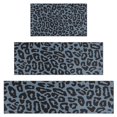 thumbnail image 1 of Black Leopard Pattern Kitchen Rugs Sets Of 3,Kitchen Runner Rugs Non Skid Washable,Decorative Kitchen Floor Mats for Kitchen,Sink,Laundry,17"x30"+ 17"x47" + 17"x59", 1 of 6