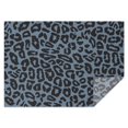 thumbnail image 1 of Black Leopard Pattern Rectangle Tablecloth 60"x84",Waterproof Polyester Rectangle Table Cloth, Wipeable Spillproof Polyester Tablecloth for Dining, Camping, Indoor and Outdoor, 1 of 5