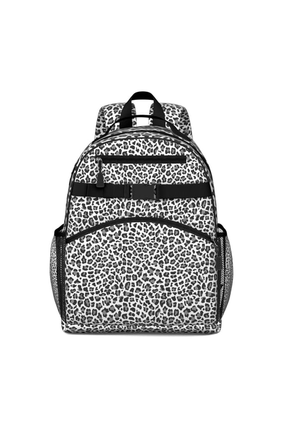 Cartoon Tractors Stars White Pattern Backpack for School,Cute School Bag,Schoolbag with Adjustable Shoulder Straps & Padded Back,15.25"x11.5"x5.25"