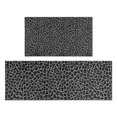 thumbnail image 1 of Black Leopard Print Kitchen Rugs Sets Of 2,Anti Fatigue Kitchen Mat Rugs Non Slip Washable,Decorative Kitchen Floor Mats for Kitchen,Sink,Laundry,17"x30"+17"x47", 1 of 7