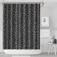 thumbnail image 1 of Black Leopard Print Shower Curtain 84"x72" ,Bathroom Decorative Shower Curtains Set with 12 Hooks,Modern Waterproof Washable Shower Curtain, 1 of 6