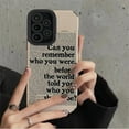 thumbnail image 1 of Black Letter English silicone case for Samsung Galaxy A51 A52 A50 A32 A31 a21s A33 A53 A54 A71 A72 A73 5G A34 A12 A13 A14 cover, 1 of 7