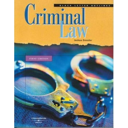Black Letter Outline on Criminal Law (Paperback) 9780314152336