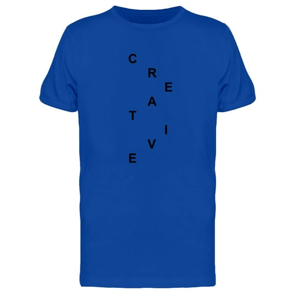 Black Lettering Creative Tee Men's -Image by Shutterstock