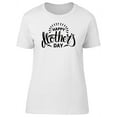 thumbnail image 1 of Black Lettering Mothers Day T-Shirt Women -Image by Shutterstock, Female Small, 1 of 2