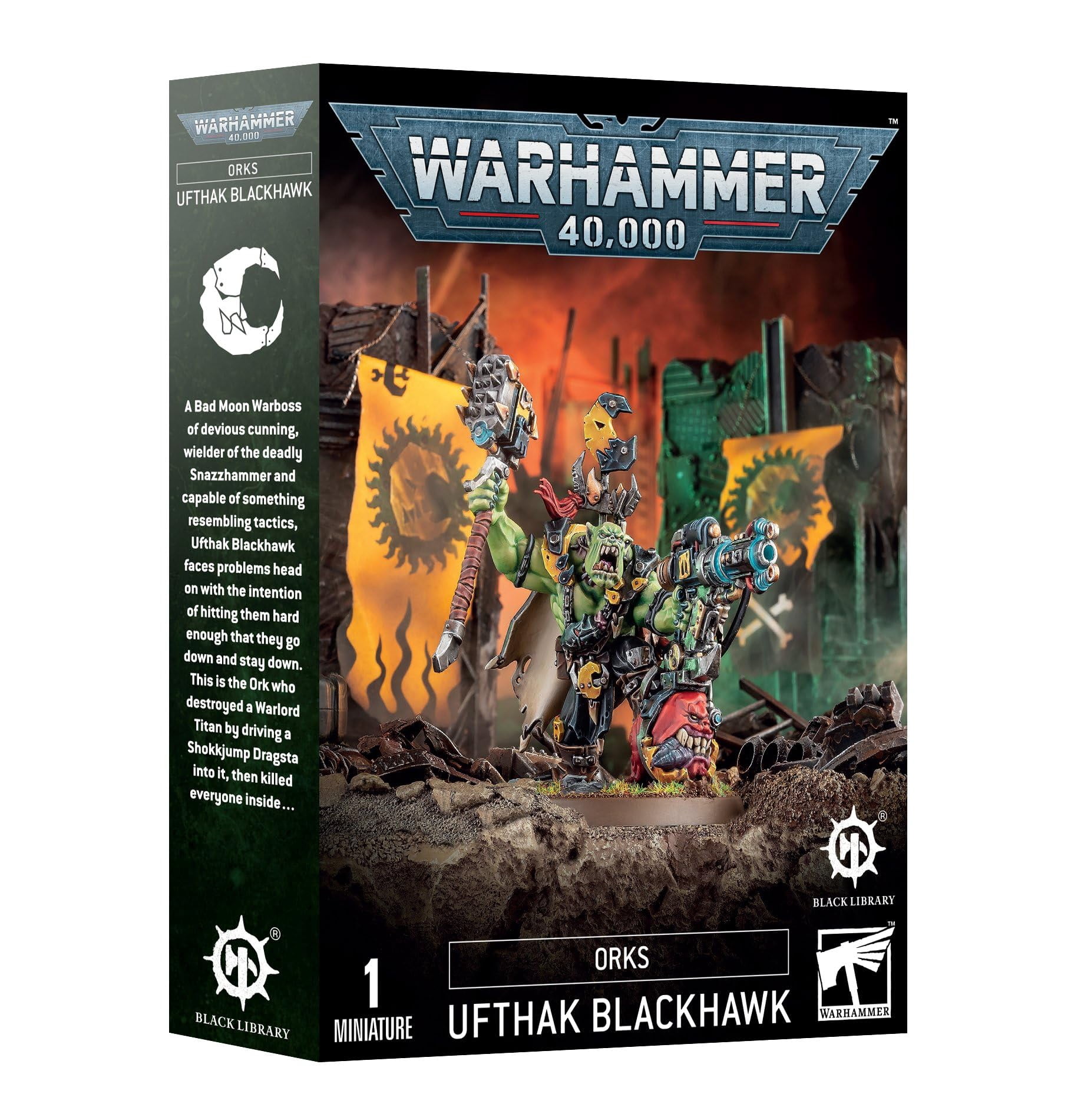 Games Workshop - Warhammer 40K - Orks - Ufthak Blackhawk - Walmart.com