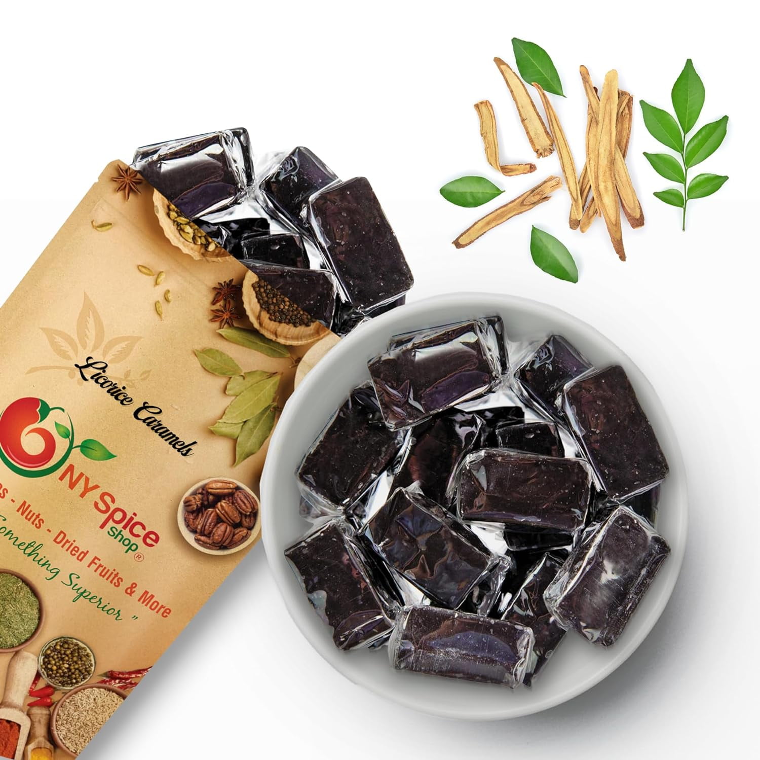 Black Licorice Caramels Soft Licorice Licorice Individually Wrapped