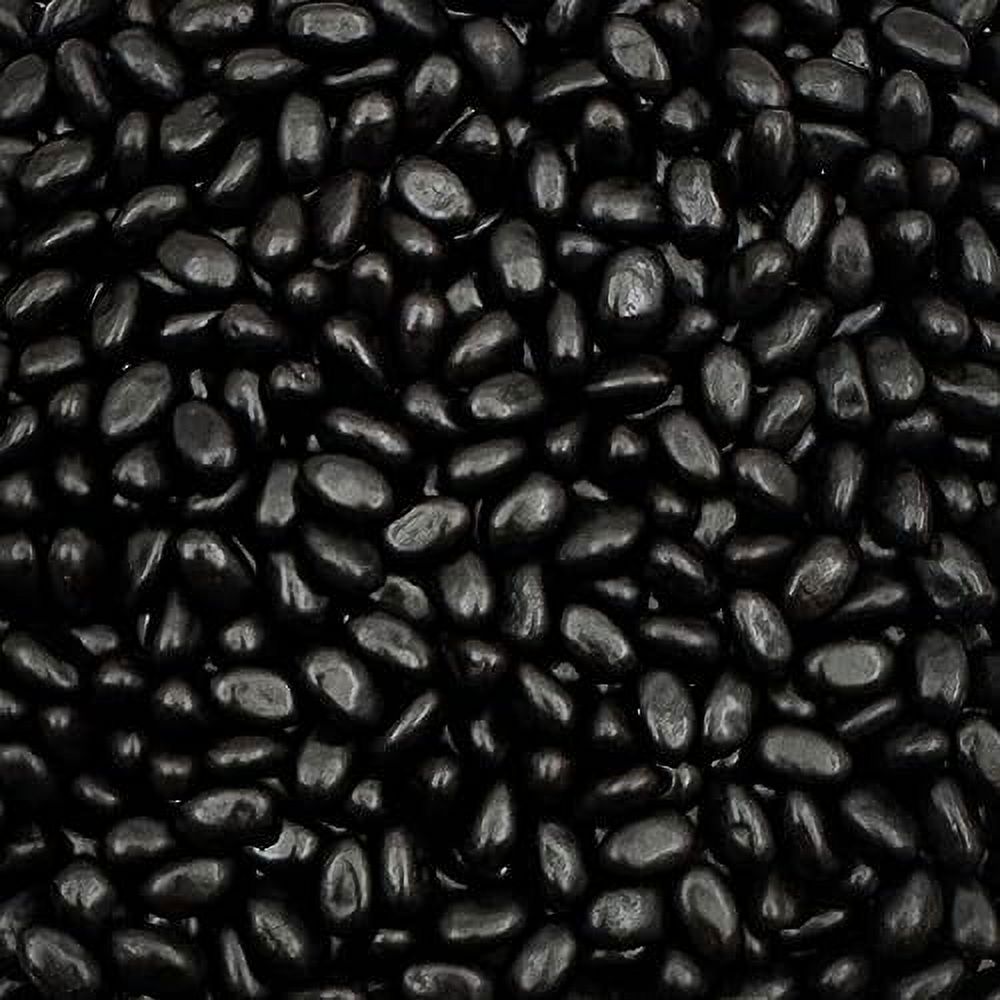 Black Licorice Jelly Beans Candy, 3Pound Bag