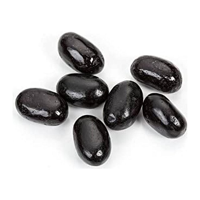 Black Licorice Jelly Beans, Four 19Oz Bags Of Jumbo Jelly Beans