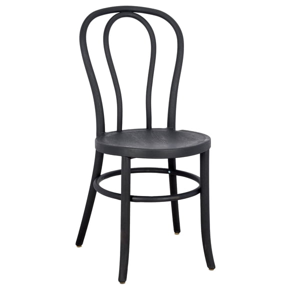 Black Licorice Resin Bentwood Festive Chair by Chivari