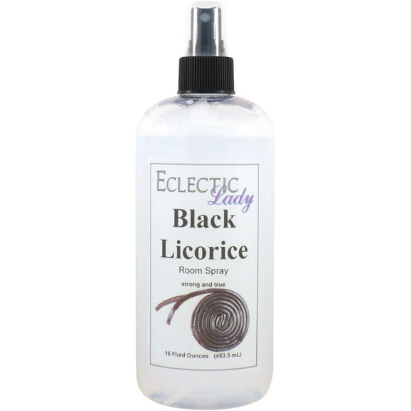 Black Licorice Room Spray by Eclectic Lady, 16 Ounces, Fragrant Aromatic Room Mist For Home, Room, Office