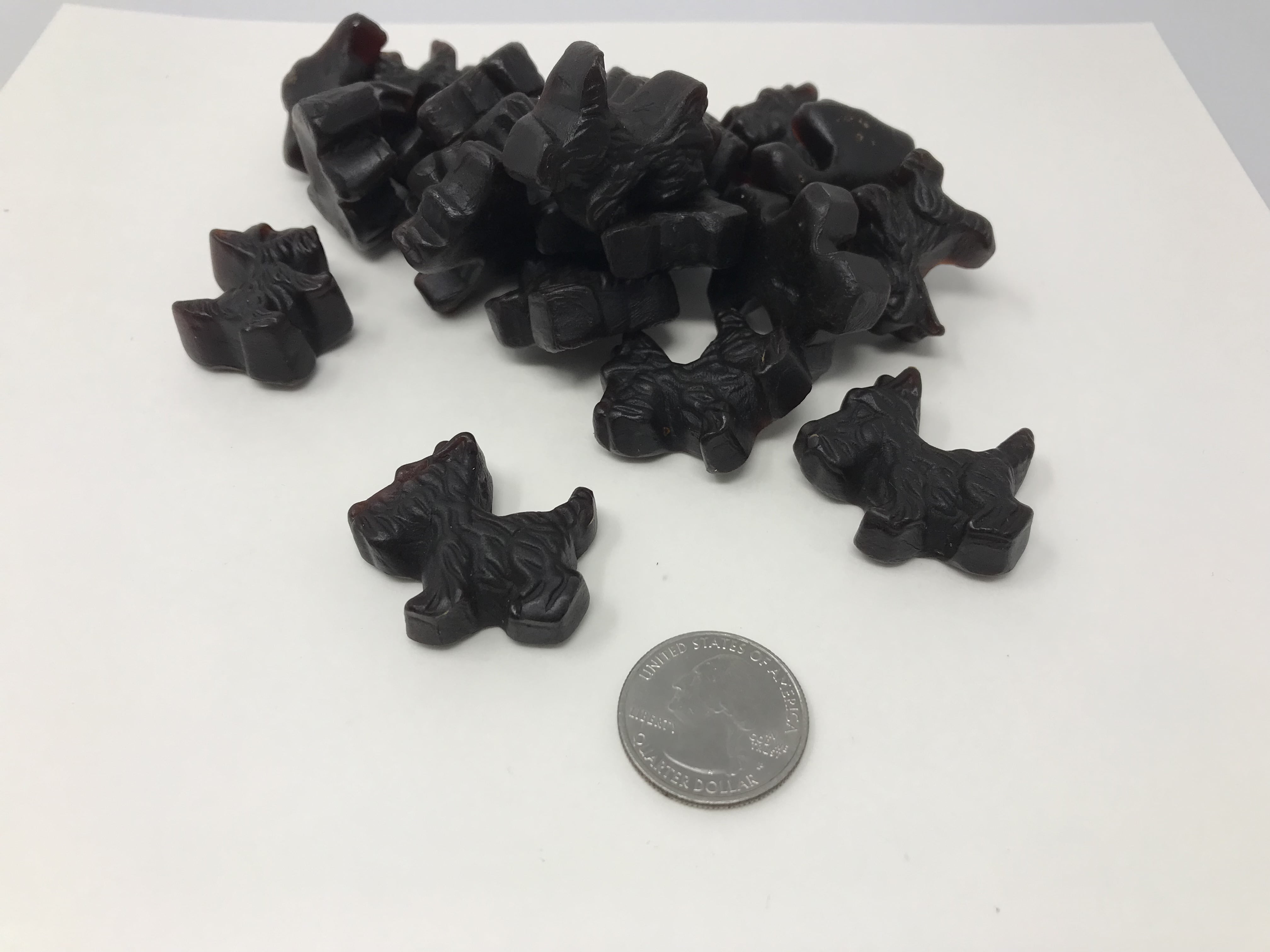 Black Licorice Scottie Dogs 2 pounds licorice juju candy