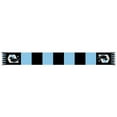thumbnail image 1 of Black/Light Blue Minnesota United FC Team Bar Knit Scarf, 1 of 1