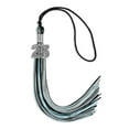 thumbnail image 1 of Endea Graduation Black/Light Blue/Silver Mixed Color Graduation Tassel with Silver Date Drop, 1 of 11