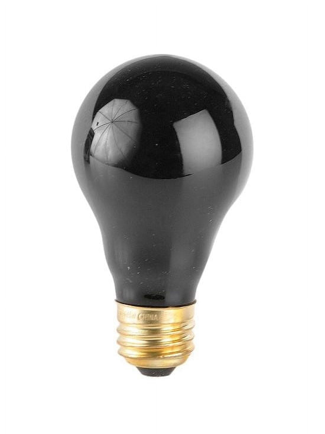 Ampoule lumiere noire lamp75bl 220v 75w e27 effet ultraviolet