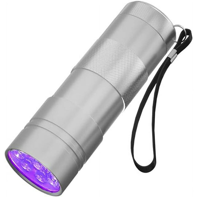 Black Light Flashlight, 12LED 395nm UV Handheld Black Light, Mini Torch