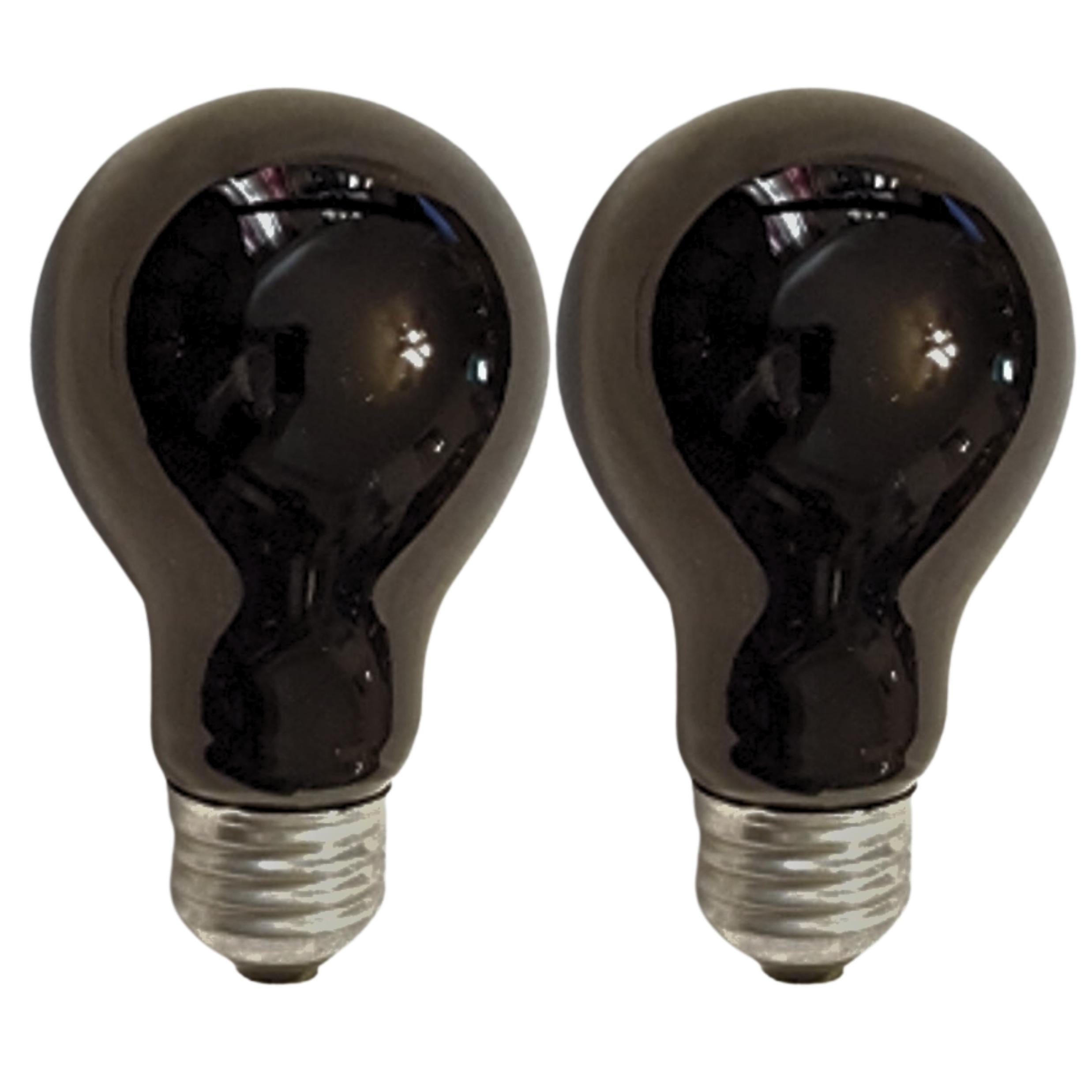 Black Light Incandescent Bulb Halloween Decoration 60 Watt for Indoor