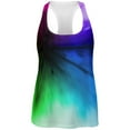 thumbnail image 1 of Black Light Raver Rainbow All Over Womens Work Out Tank Top Multi SM, 1 of 2