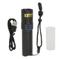 Black Light UV 365nm Flashlight Professional Blacklight LED Handheld Torch for Urine Pet Resin
