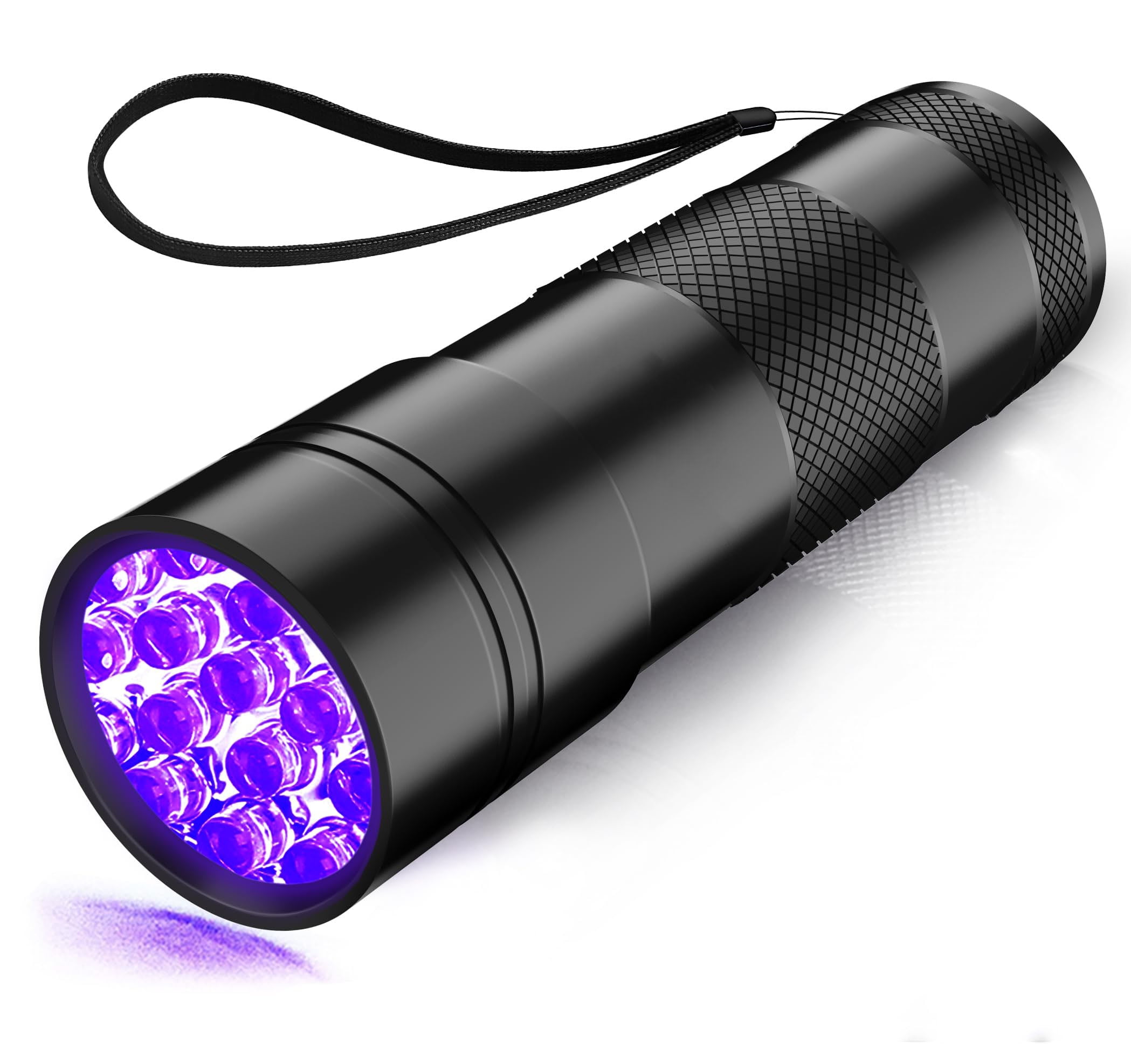 Black Light UV Flashlight Blacklight 12 LED Urine Detector for Dog/Cat/Pet Urine & Dry Stains and Bed Bug on Carpets/Rugs/Floor,Matching with Pet Odor Eliminator