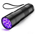 thumbnail image 1 of Black Light UV Flashlight Blacklight 12 LED Urine Detector for Dog/Cat/Pet Urine & Dry Stains and Bed Bug on Carpets/Rugs/Floor,Matching with Pet Odor Eliminator, 1 of 8