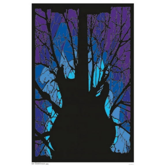 Black Light - Woods Guitar Poster (23 x 35)