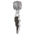 thumbnail image 1 of Black Lightning Bolt - Happy Birthday Charm Bead, 1 of 1