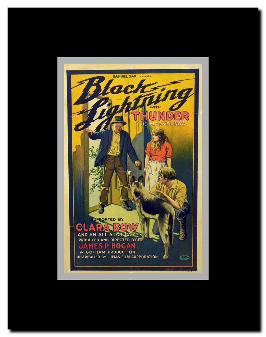 Black Lightning Framed Movie Poster