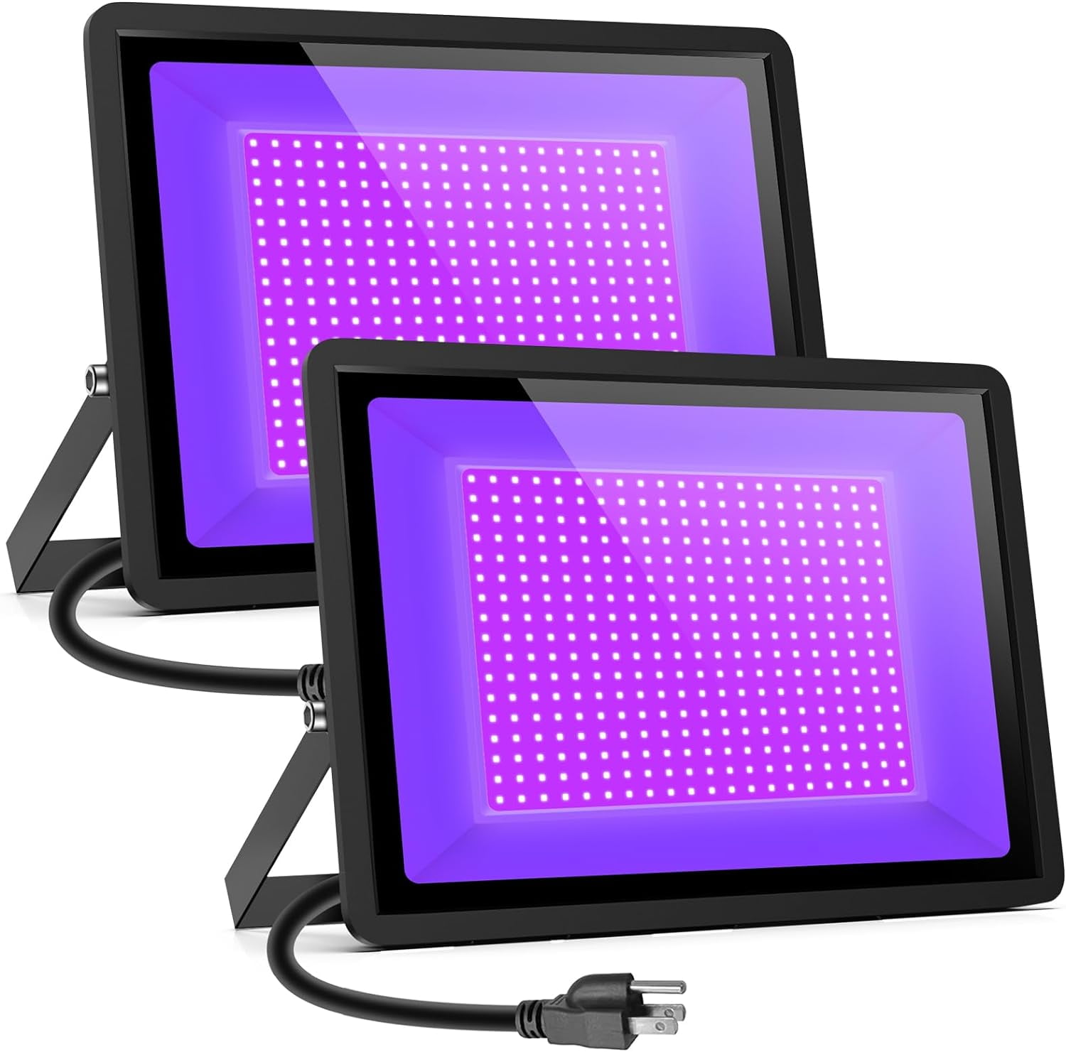 Black Lights HWay 100W LED Black Purple Lights Flood Light with Plug