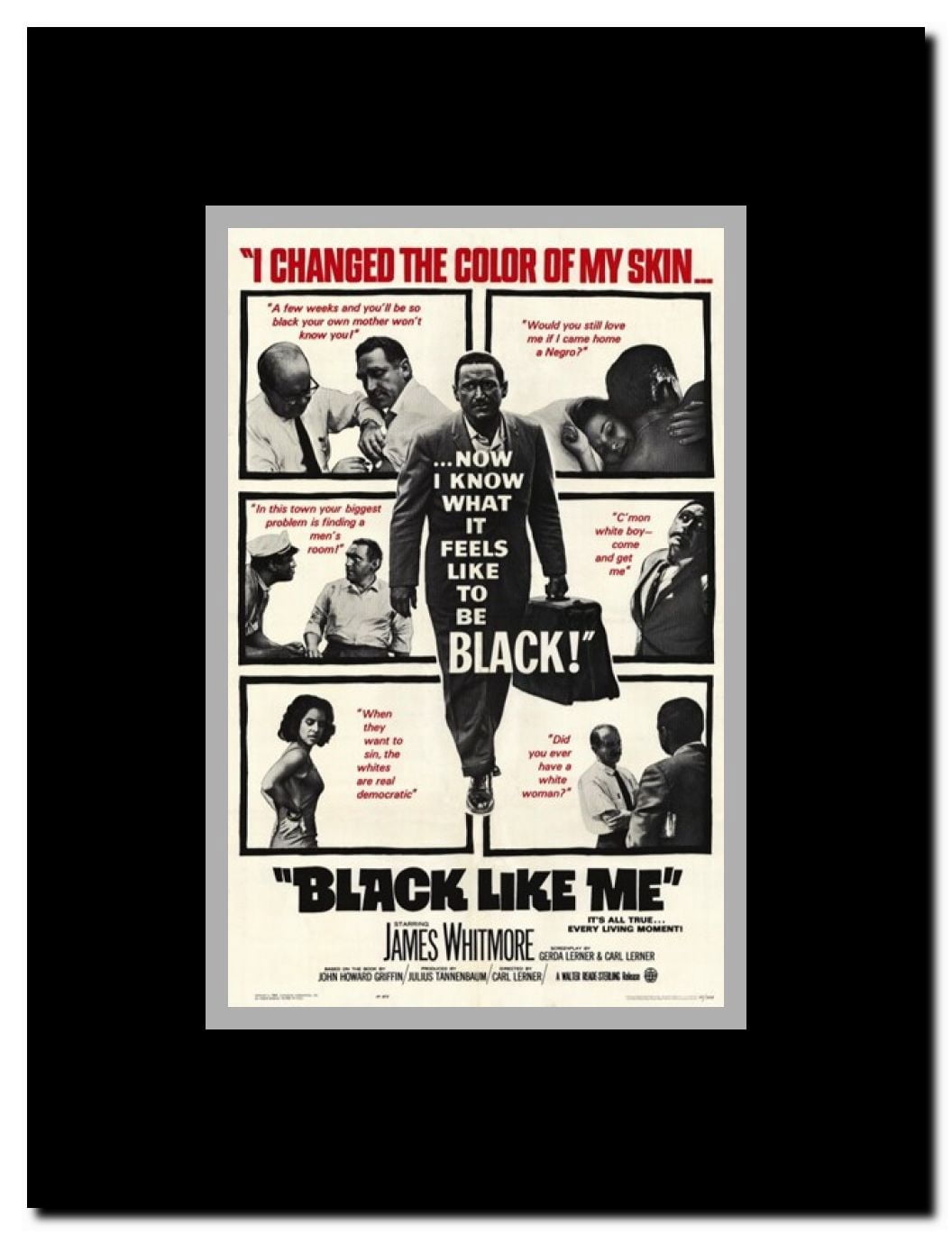 Black Like Me Framed Movie Poster