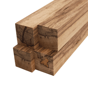 Black Limba Lumber Square Turning Blanks - 2" x 2" (4 Pcs)
