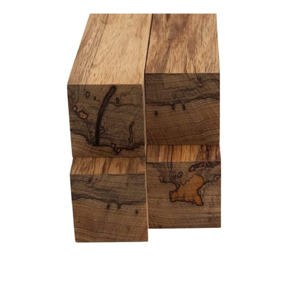 Black Limba Lumber Square Turning Blanks - 2" x 2" (4pcs) (2" x 2" x 18")